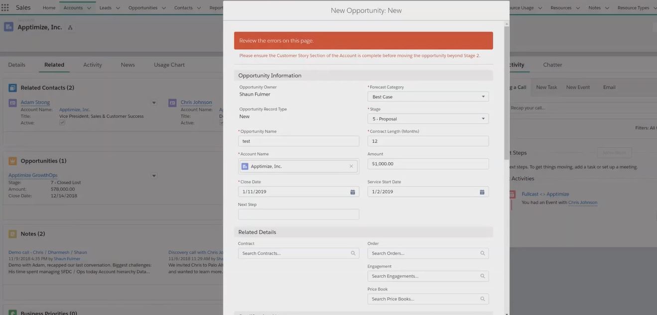 Fullcast screenshot: Fullcast new opportunity