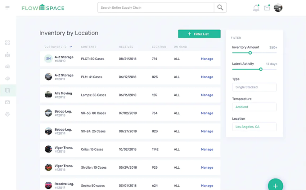 Flowspace Software - Flowspace location based inventory