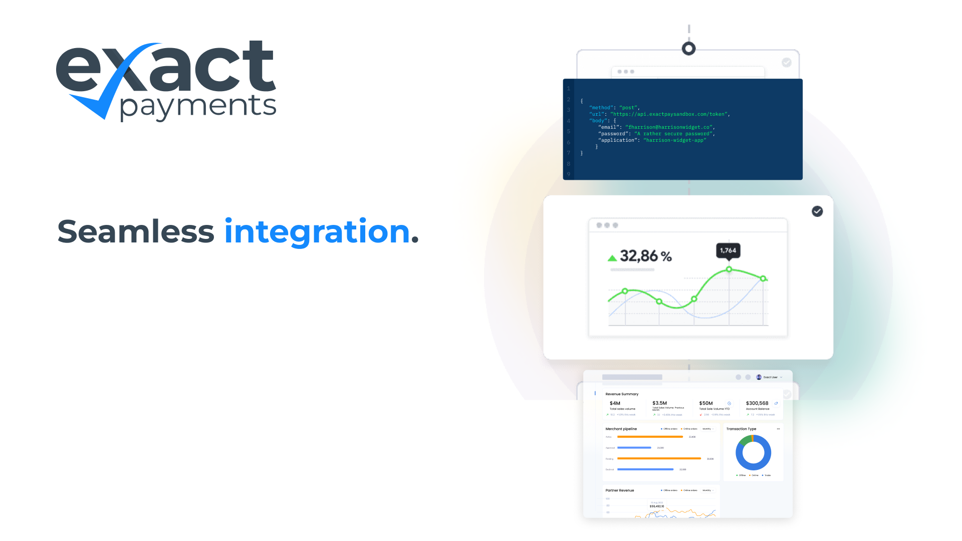 Exact Payments Software - With a single API, quickly integrate comprehensive payments infrastructure from underwriting to funding & reconciliation.