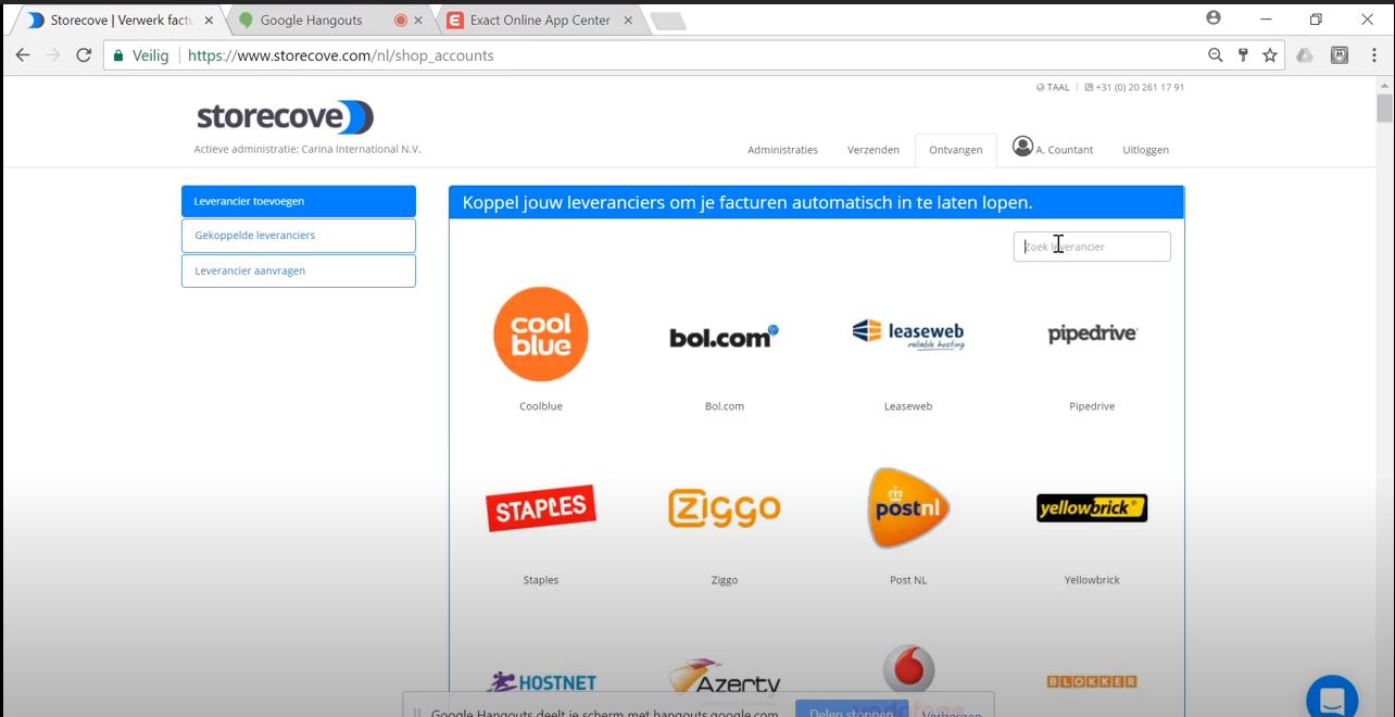 Storecove Software - Storecove selecting suppliers