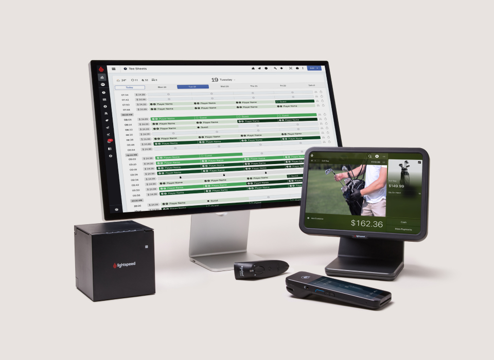 Lightspeed Golf screenshot: Tee Sheet