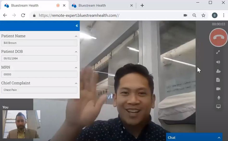 Bluestream Health screenshot: Bluestream Health video visits