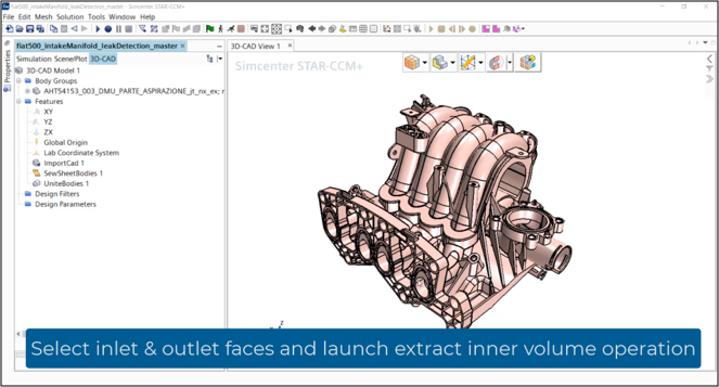 Simcenter STAR-CCM+ geometry preparation