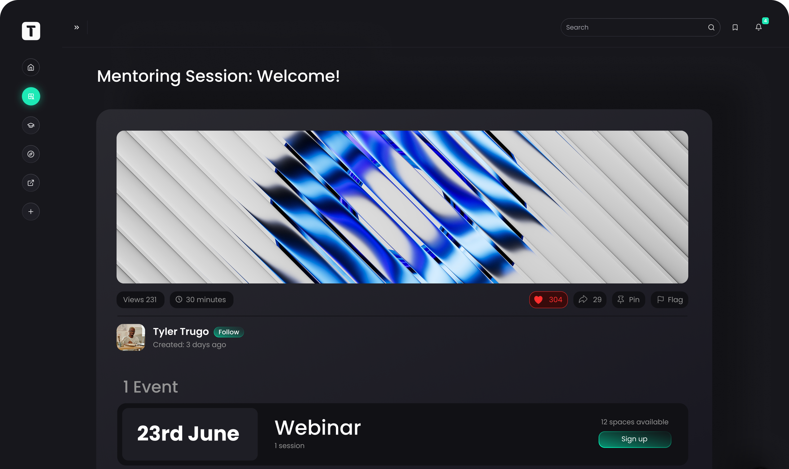 Thrive Software - Mentoring:
Built-in, bias-free mentoring that makes smart matches, tracks progress and scales effortlessly.