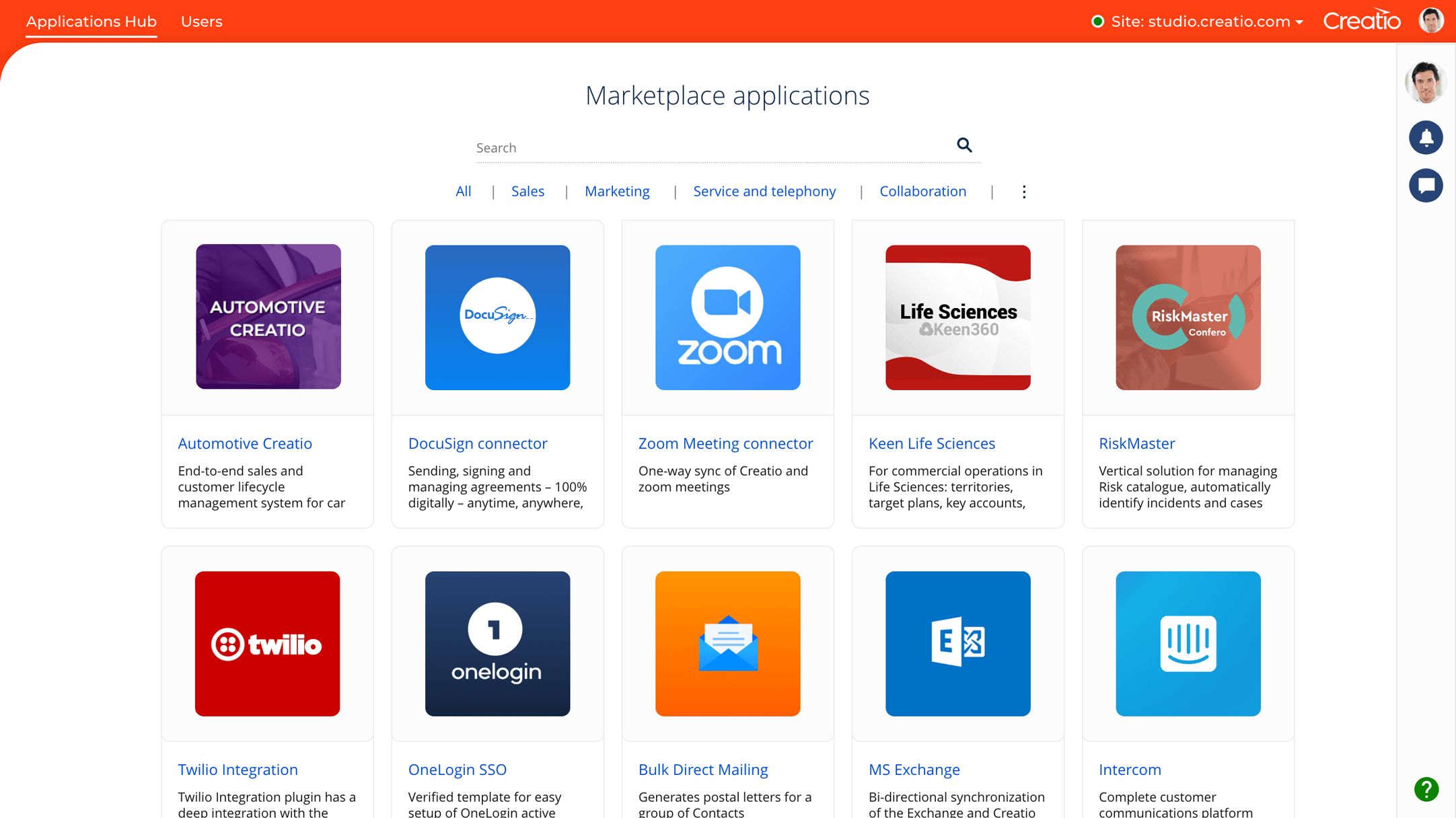 Application Hub