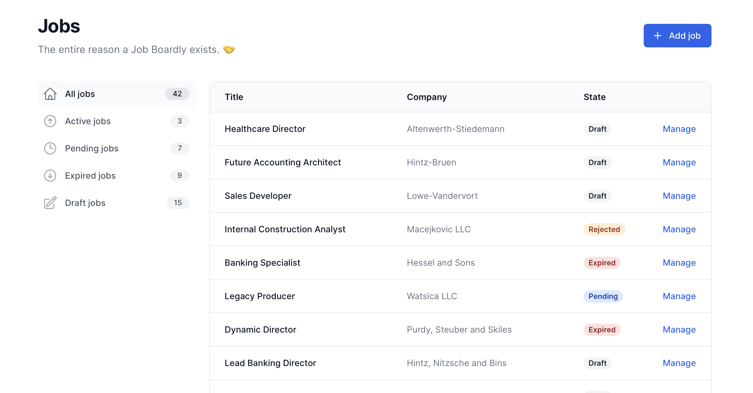 Job Boardly Software - Jobs Dashboard - thumbnail