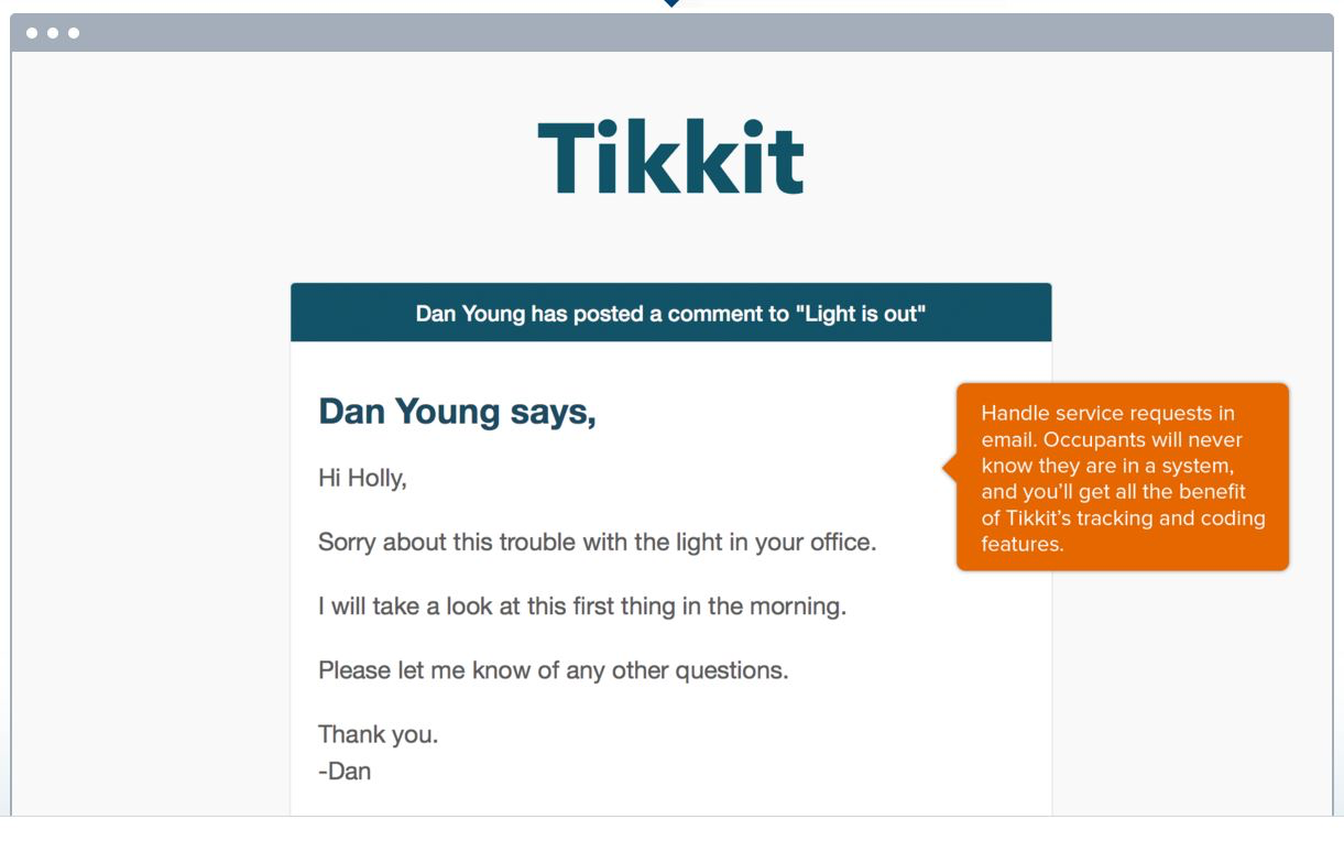 Tikkit Software - Tikkit - Service requests handling via email