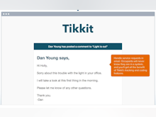Tikkit Software - Tikkit - Service requests handling via email