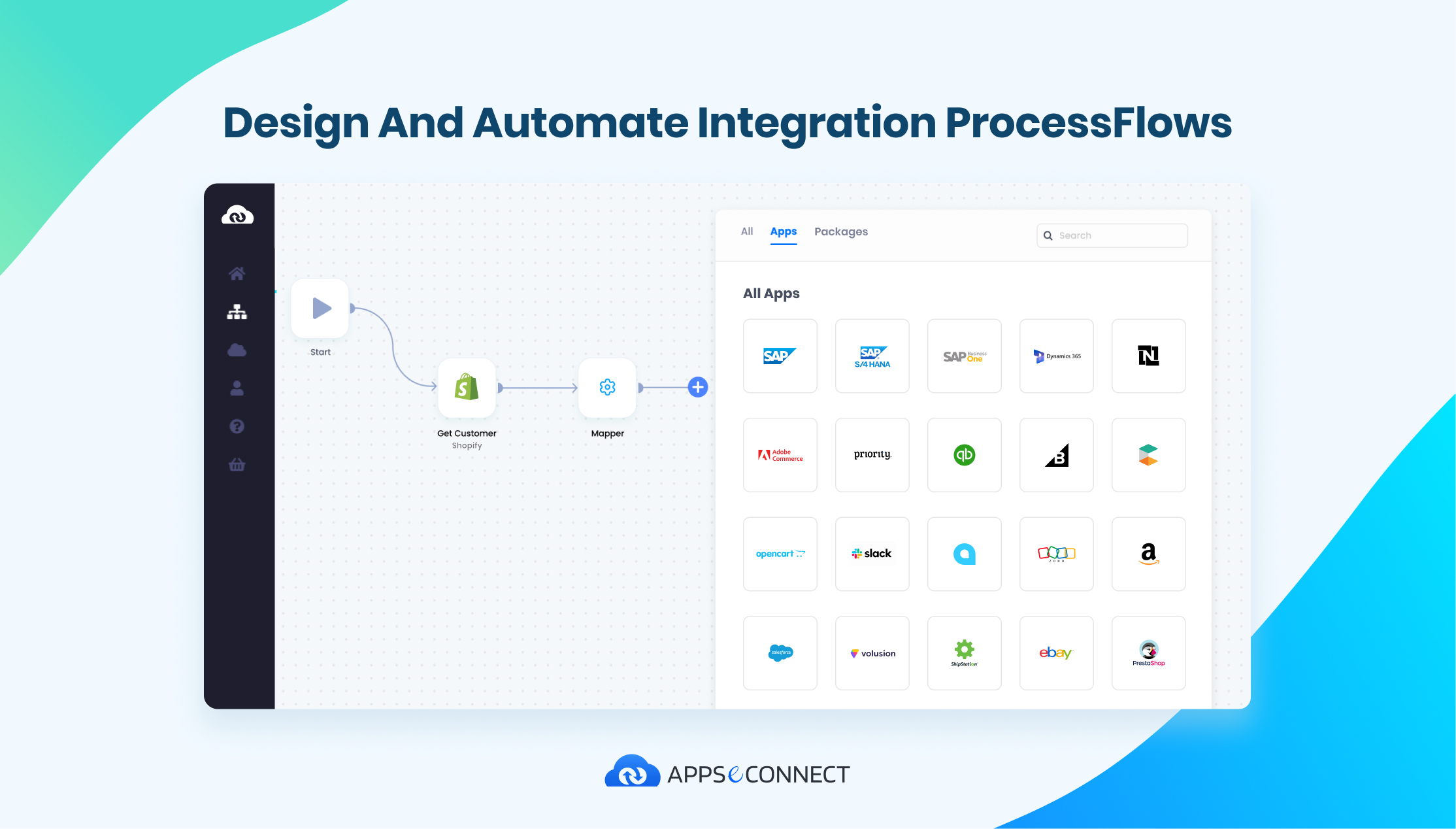 Processflow, a low-code, easy and visual interface - ProcessFlow, a drag-and-drop designer, allows quick implementation and integration of two or more applications, generate notifications, and deploy the entire business process at one go.