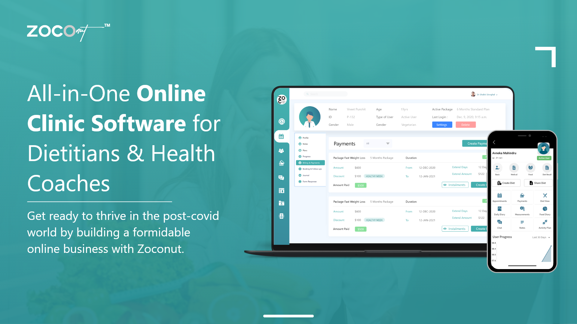 Online Clinic Software for Dietitians & Health Coaches