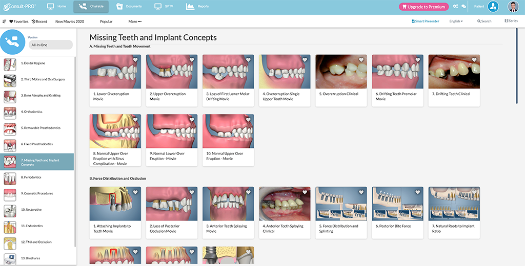 Consult-PRO Patient Education Software - Consult-PRO dental charts