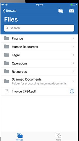 DocuShare file searching