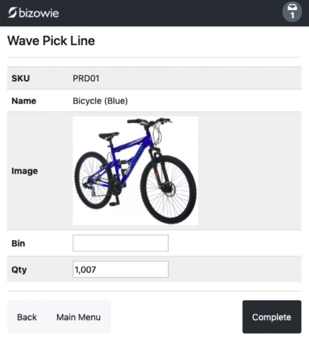Warehouse Management with Wave Picking