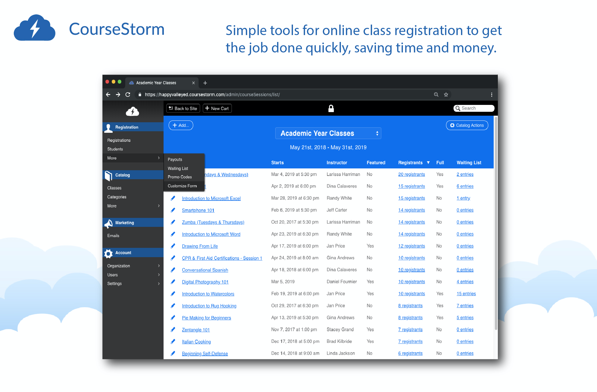 CourseStorm Logiciel - 3