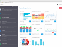 Grow Software - Popular sample metrics provide a quick and intuitive way to begin visualizing data