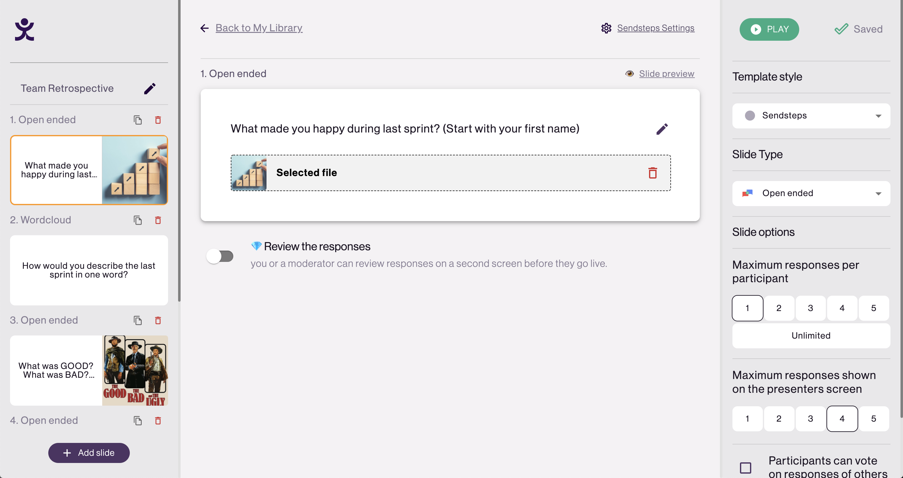 Sendsteps Software - Sendsteps interactive presentation web app