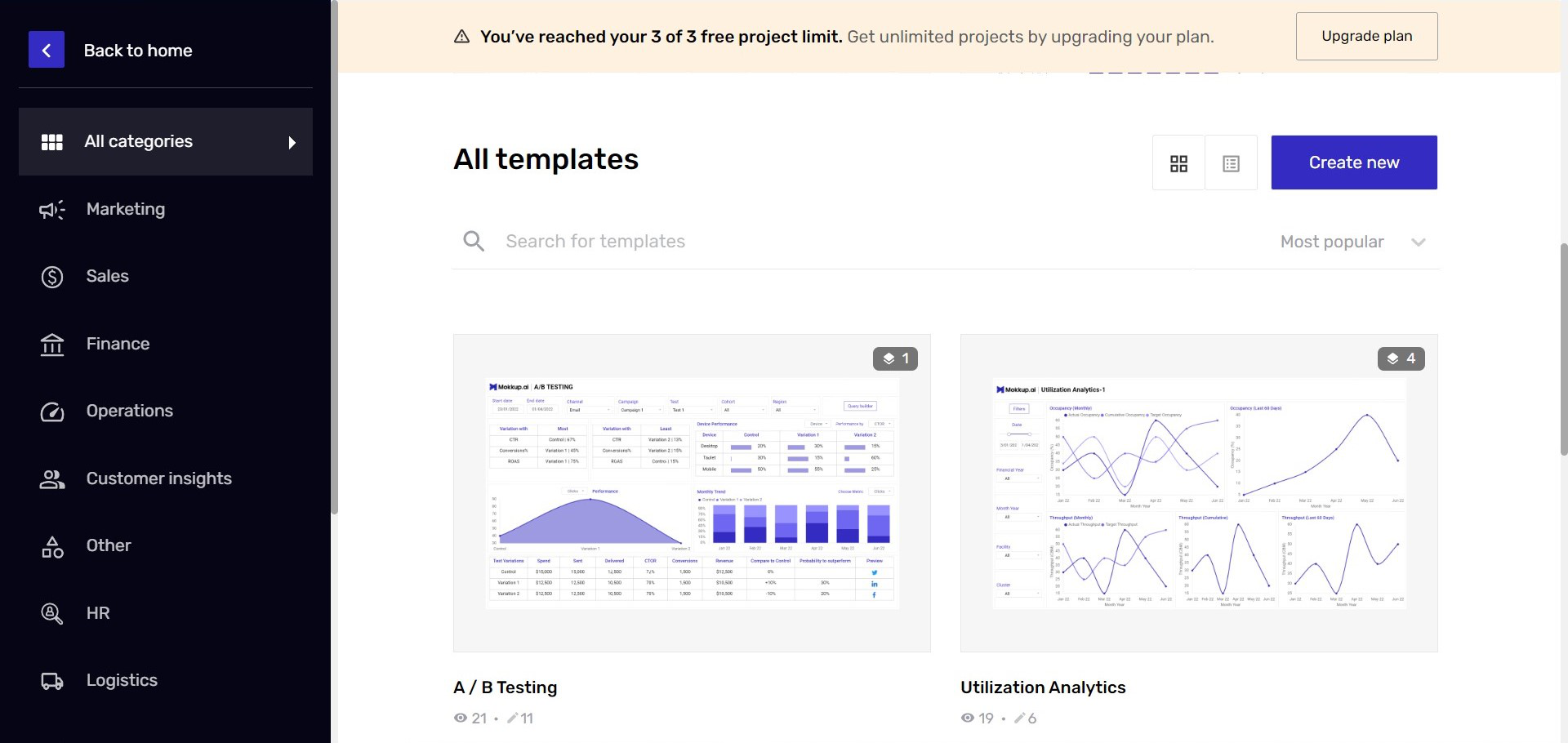 Discover multiple templates with industry-standard metrics that you can tailor to your business needs.
