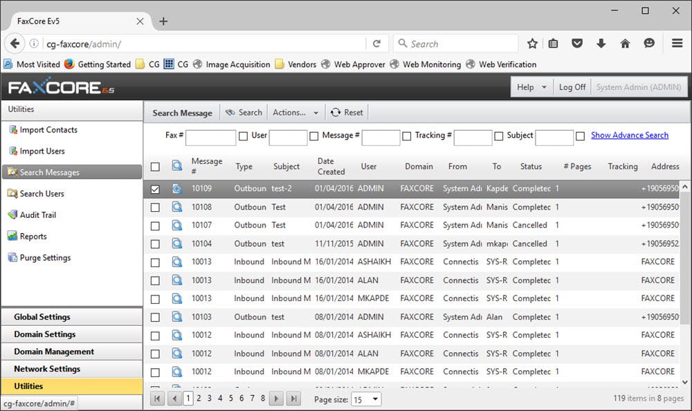 FaxCore Logiciel - 3