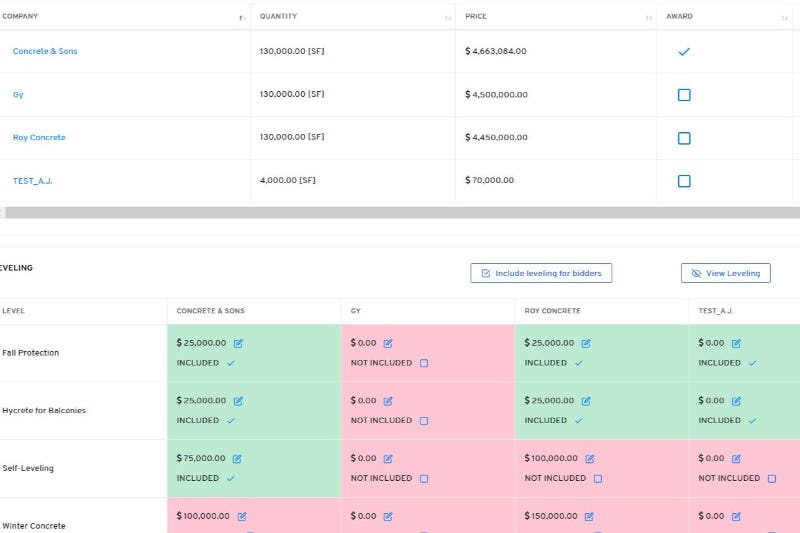 Jet.Build Software - Bid management