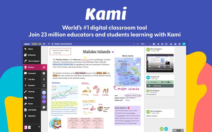 Kami screenshot: Join millions of educators and students learning with Kami