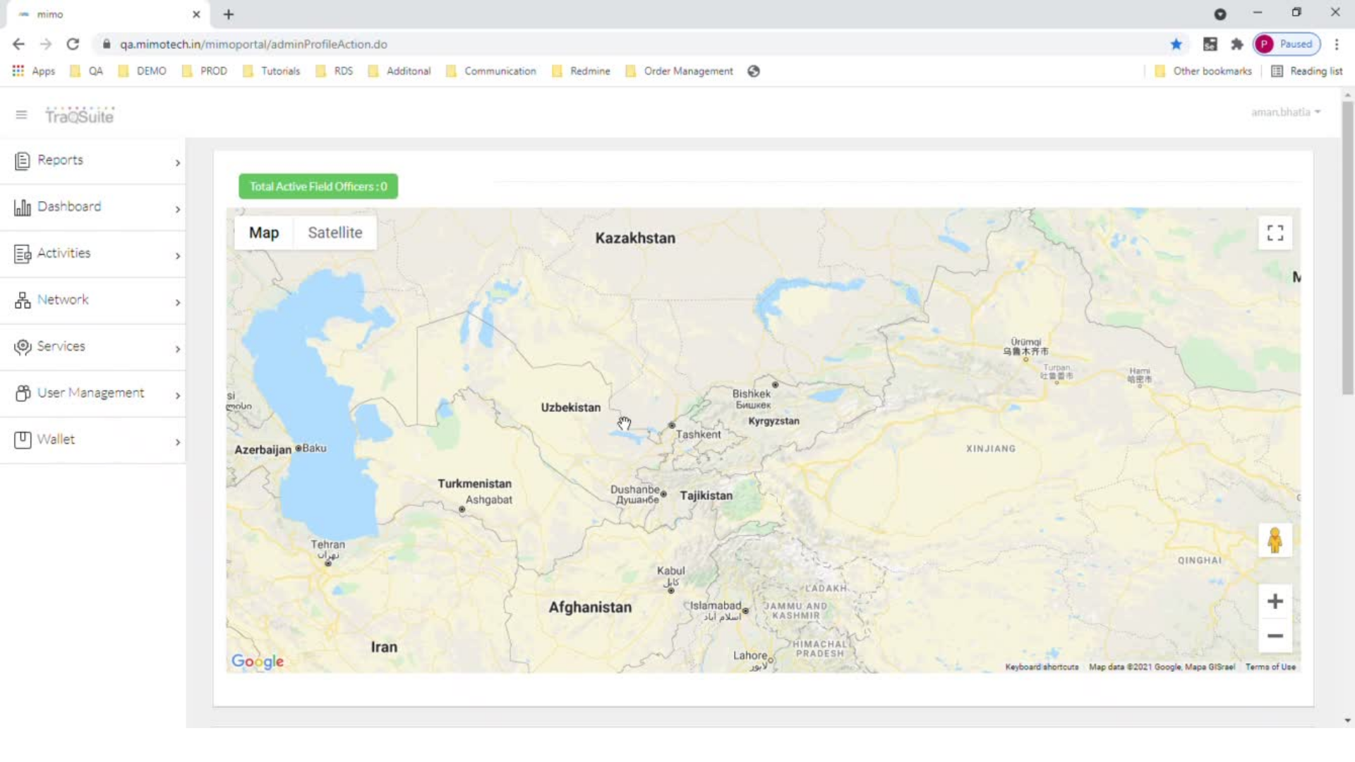 TraQSuite screenshot