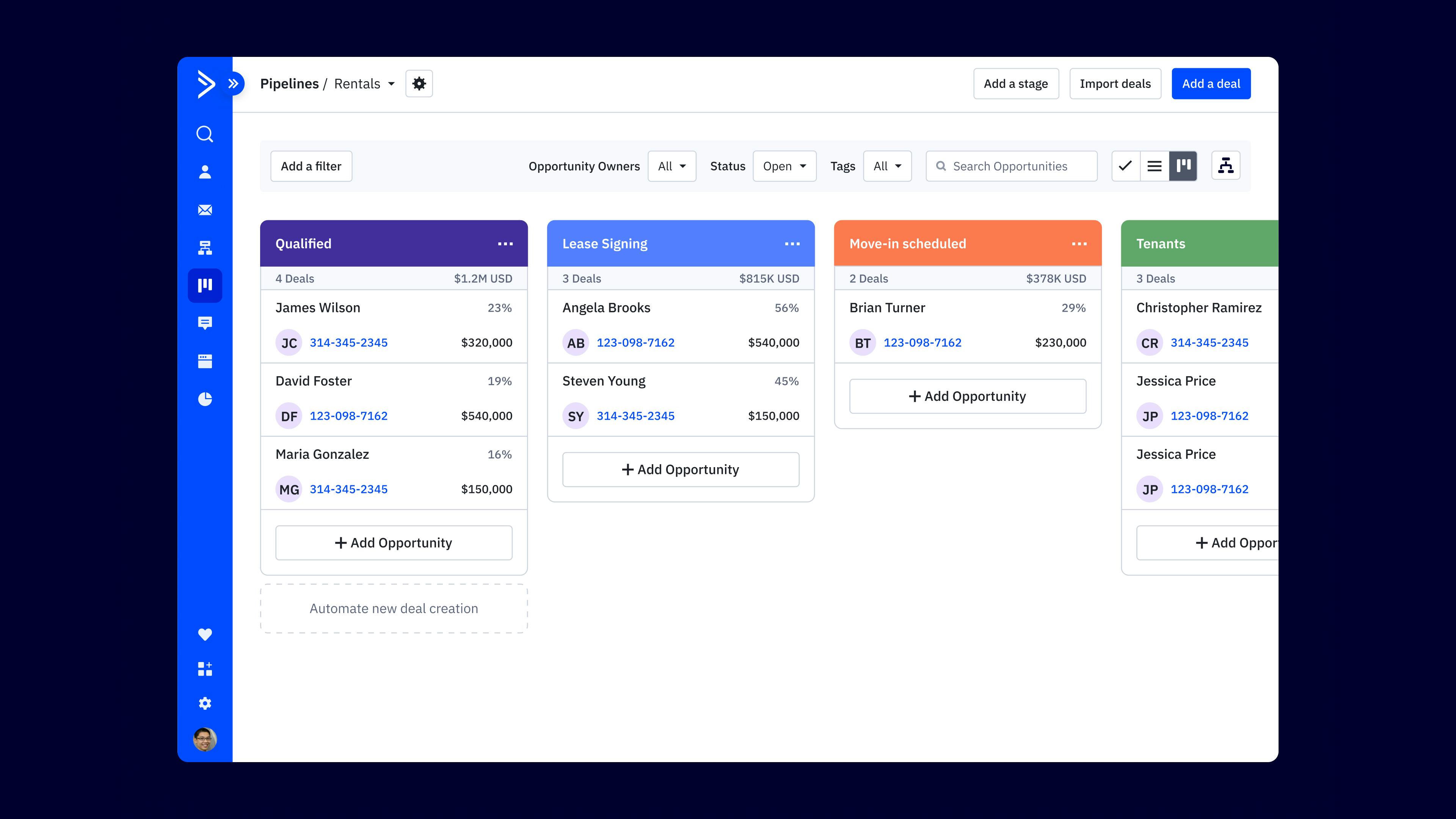 ActiveCampaign Software - Deals CRM