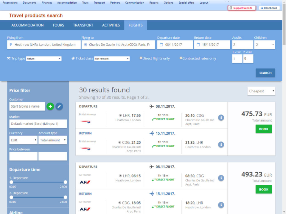 Travel products search-thumb