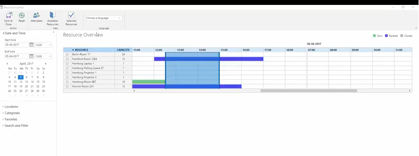 Users can book additional resources like laptops, projectors, cars, bikes, and more, as well as rooms