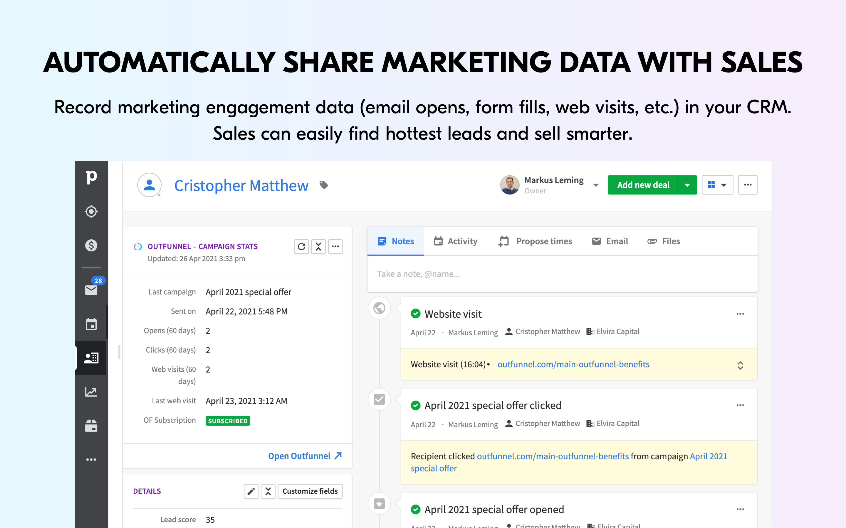 Outfunnel Logiciel - 3