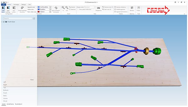 E3.series Software - Wire Harness design in E3.3DTransformer