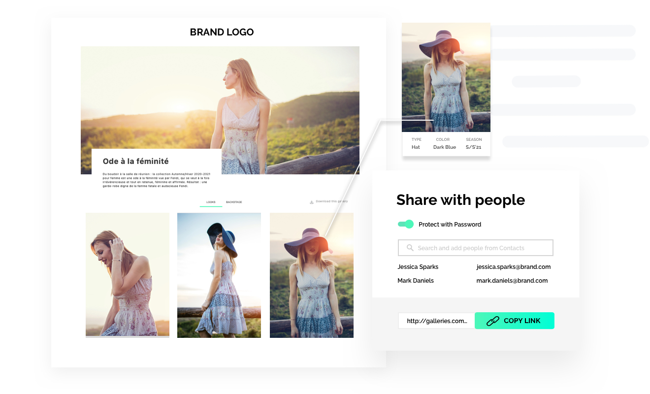Launchmetrics Galleries screenshot