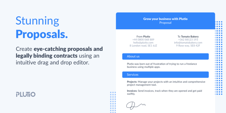 Plutio Software - Proposals - thumbnail