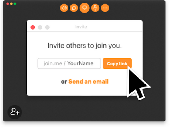 Join.Me Software - join.me invite attendees