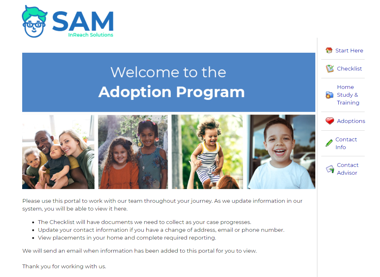 SAM Software - Family Portal