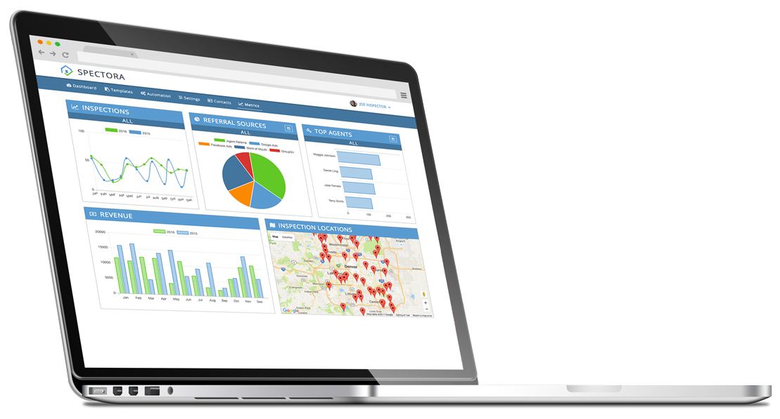 Spectora Software - Spectora metrics