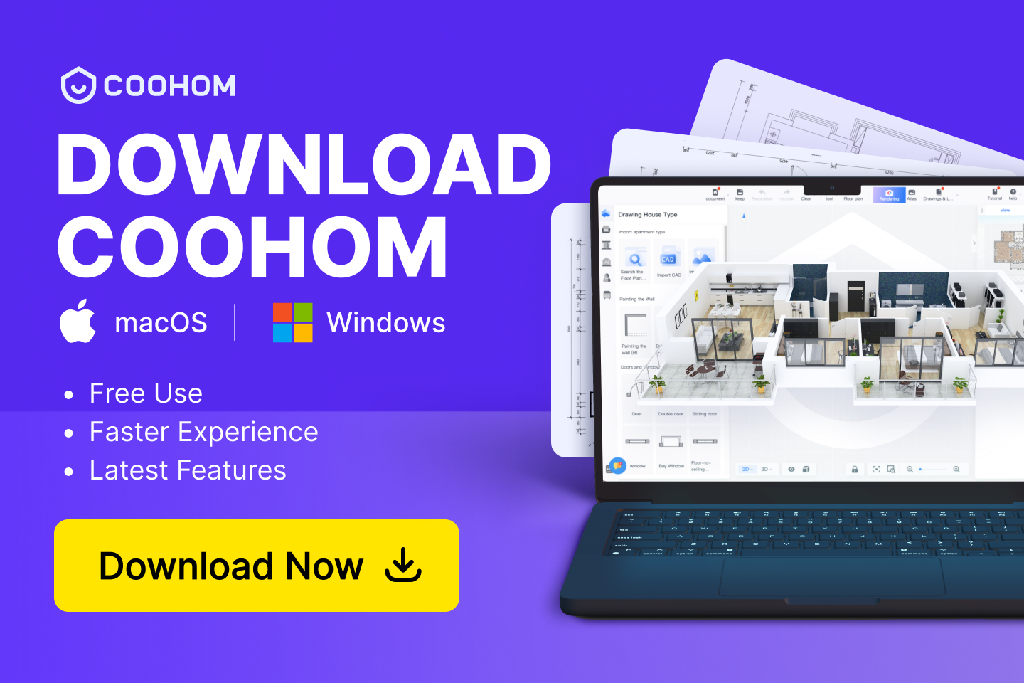 Coohom screenshot: Download COOHOM for macOS or Windows