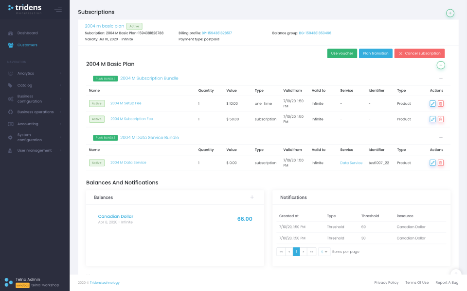 Tridens Monetization Software - 5