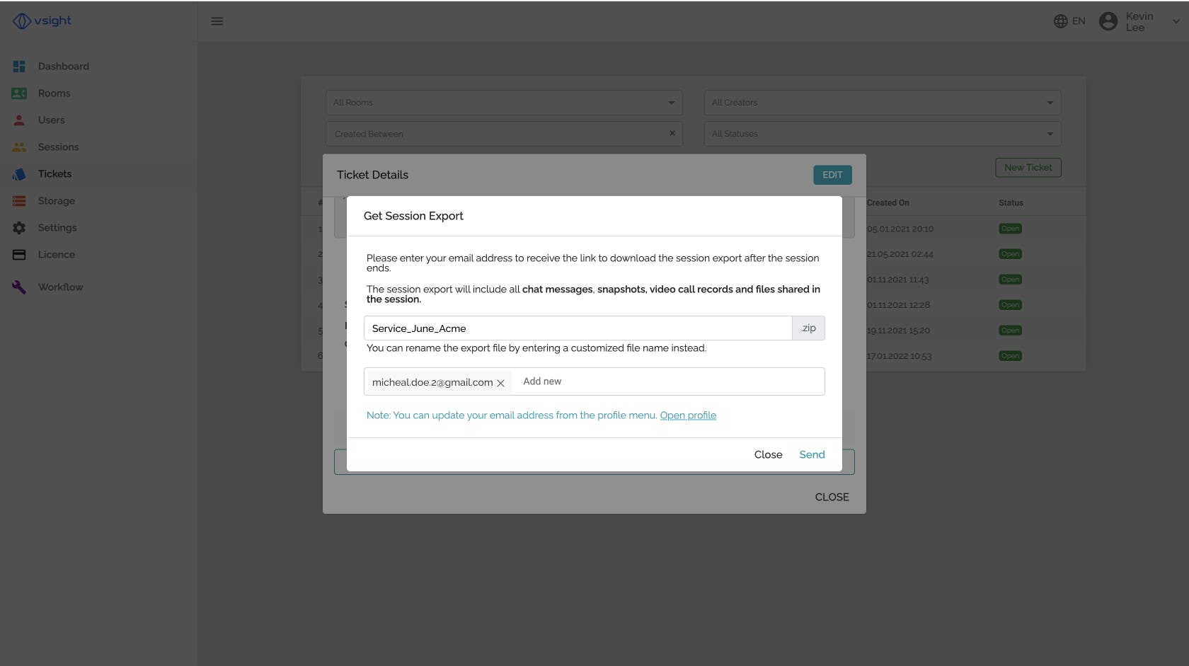 VSight Remote Logiciel - 3