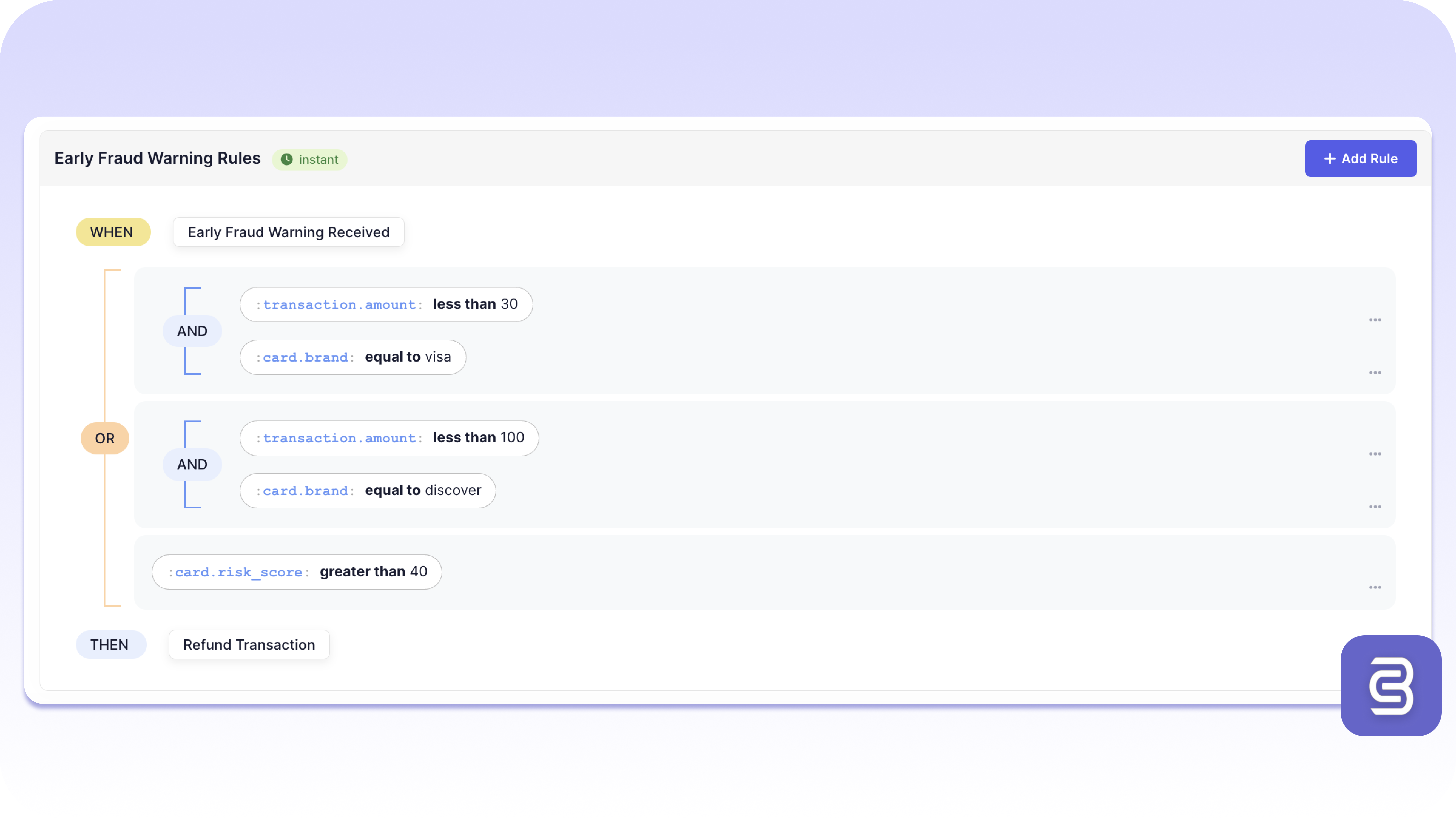 Chargeblast Software - Chargeblast fraud warning rules