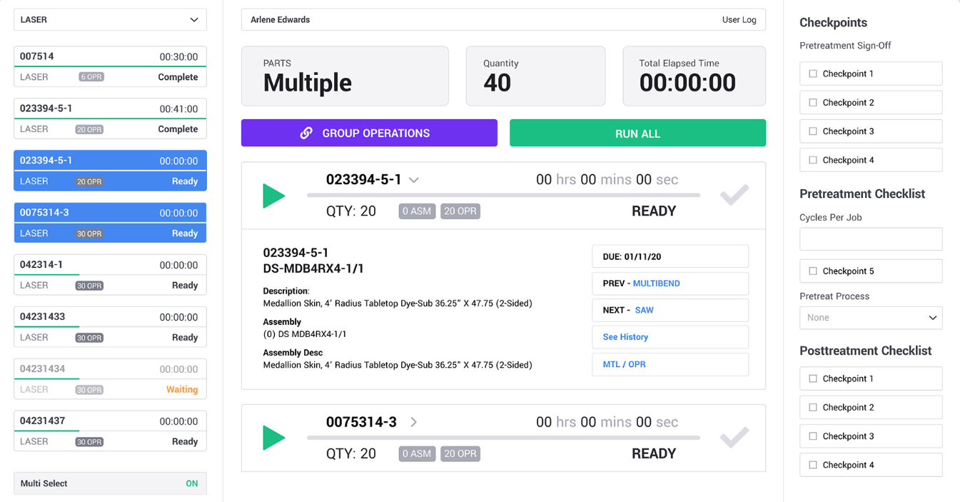 Fulcrum project monitoring