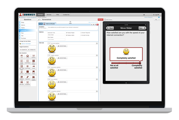 Use emoticons in Harvest Your Data surveys