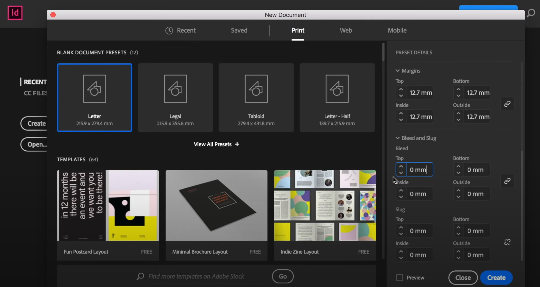 Adobe InDesign add documents
