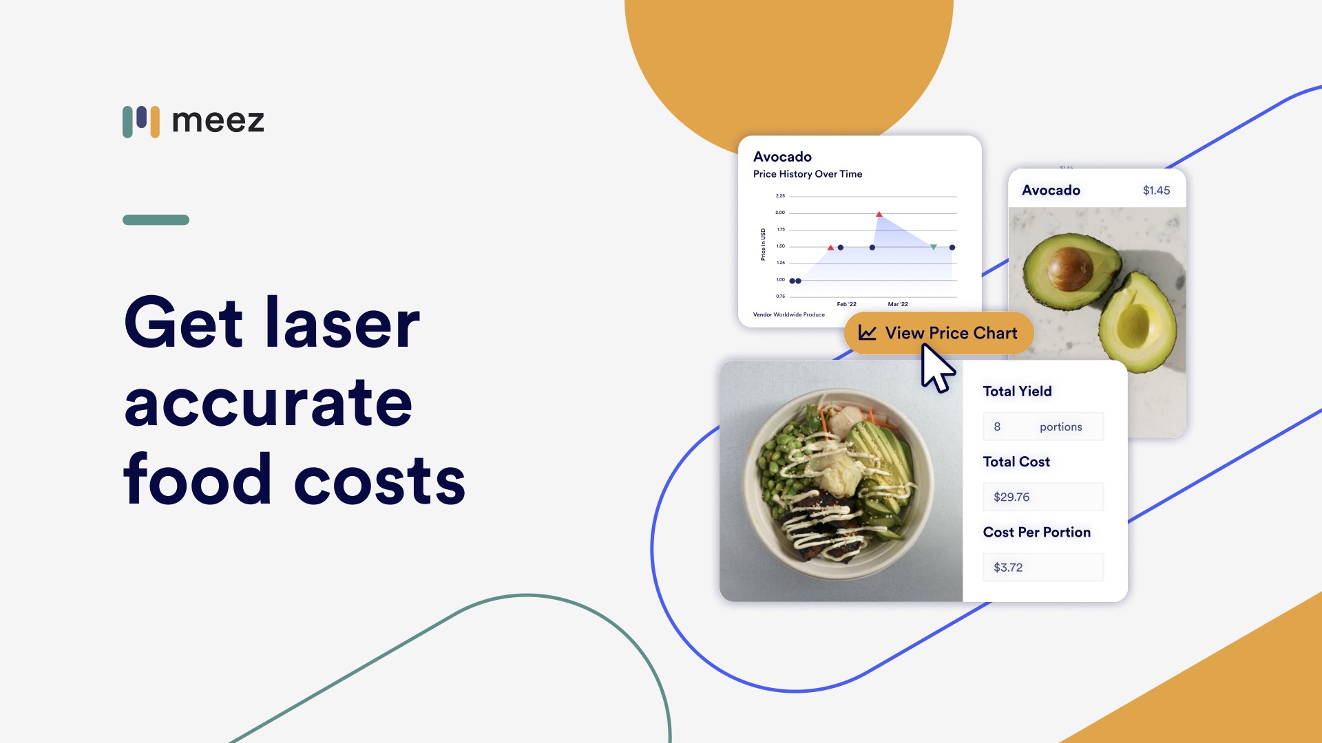 Don’t play guessing games. Know the true cost of a dish by automatically accounting for yields, UoM, prep loss, and more.