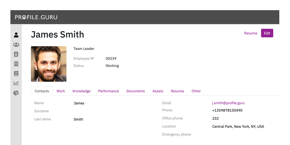PROFILE.GURU Software - 1