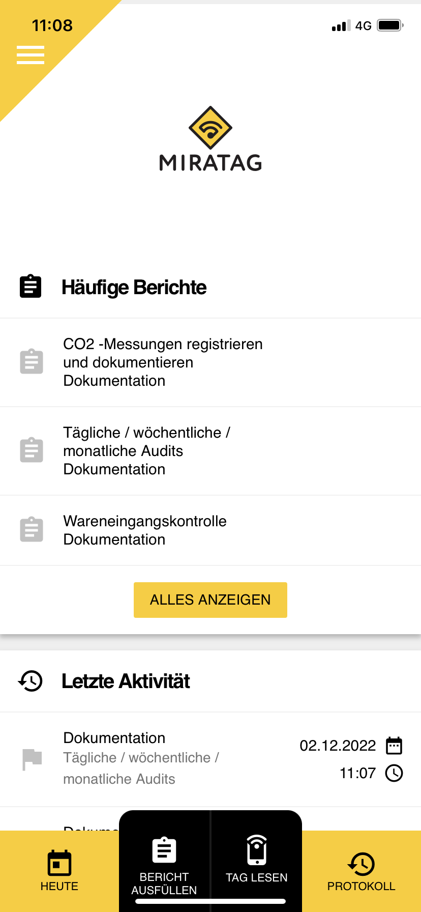 Miratag screenshot: Miratag Mobile App