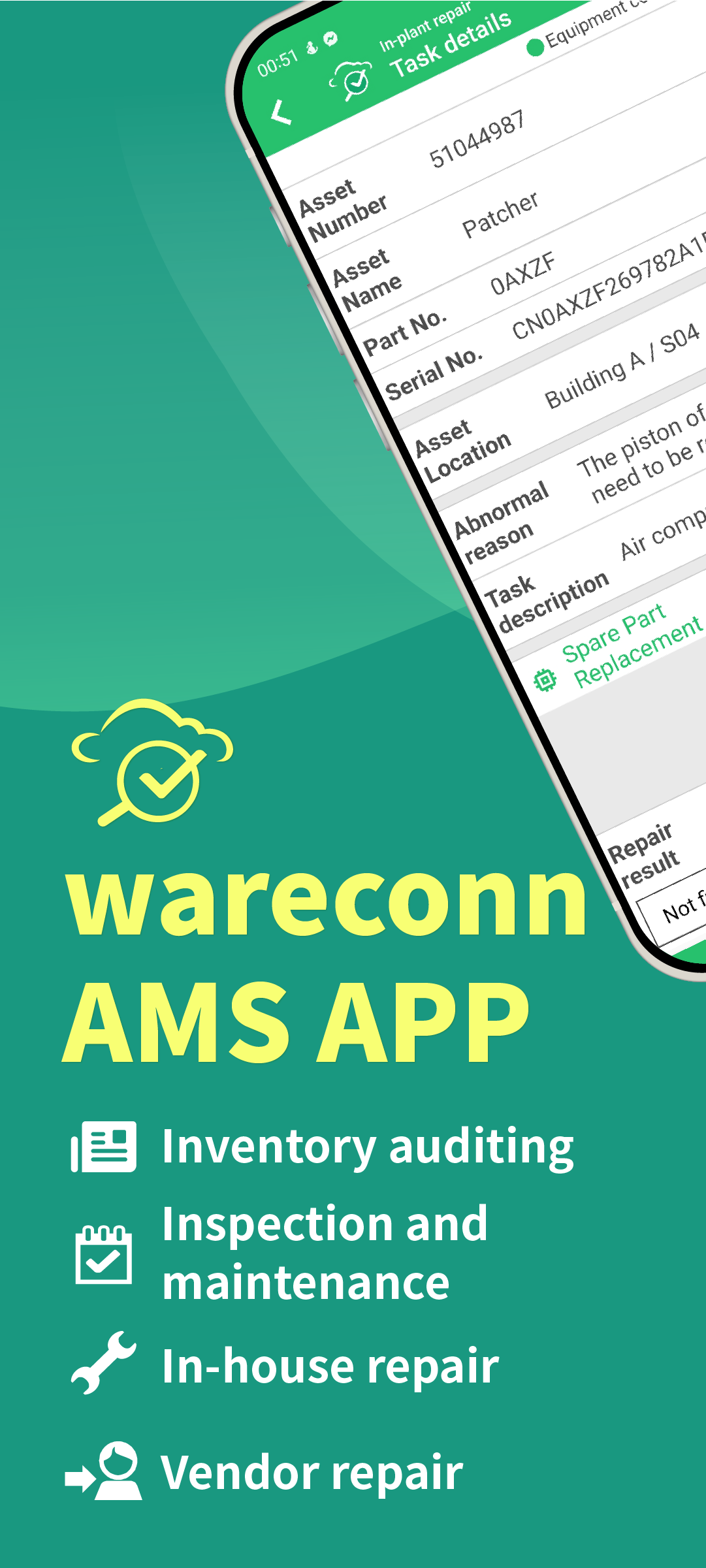 wareconn asset management app