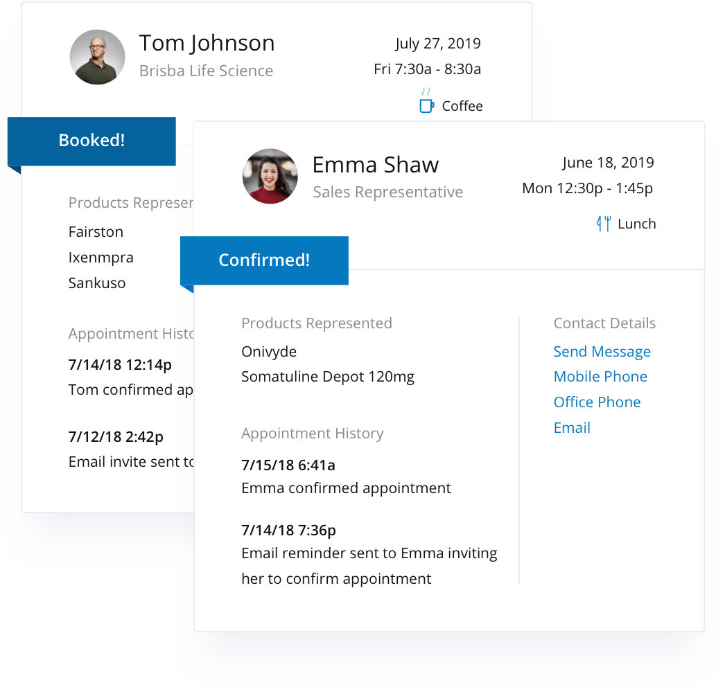 RxVantage Software - RxVantage meeting booking