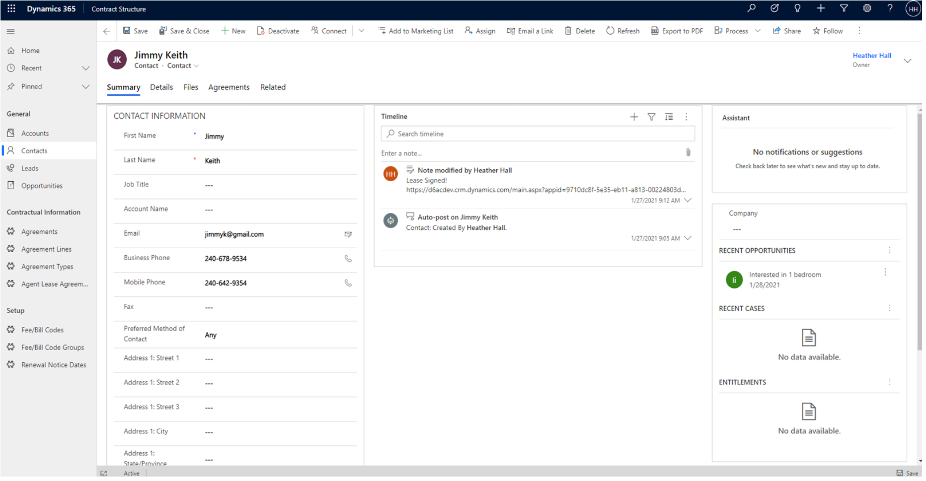 Asset Agreement Management Software - 3