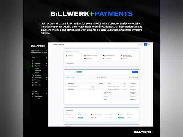 Billwerk+ Software - 4