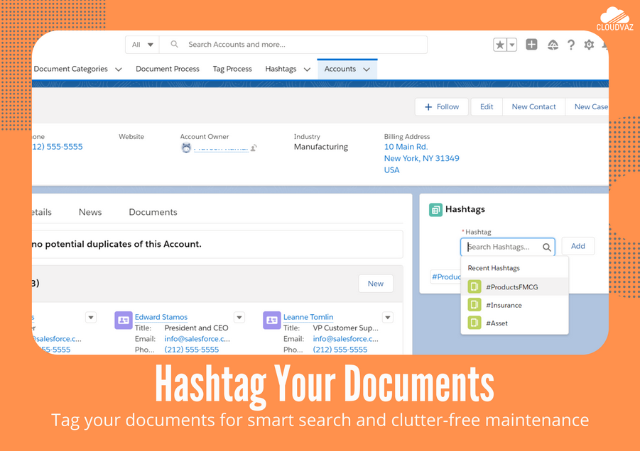 Hashtag your documents